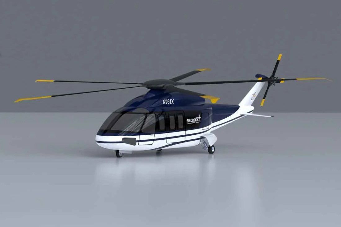 Sikorsky Aircraft's Hybrid-Electric Demonstrator (HEX) autonomous passenger concept design helicopter Sikorsky Aircraft's Hybrid-Electric Demonstrator (HEX) autonomous passenger concept design helicopter